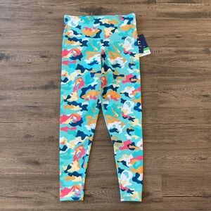 Champion| Abstract Camo Knit Athletic Tights sz M